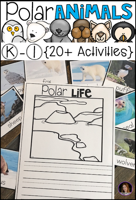 Are you looking for a factual unit to introduce polar animals in your kindergarten and first grade classroom?  Our polar animal unit is just what you need! 