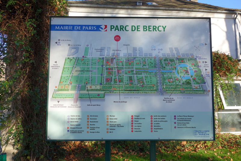 Paris Flamboyance automnale au parc de Bercy XIIème Paris la douce