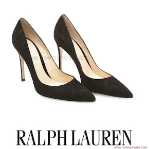 Crown Princess Victoria Style RALPH LAUREN Pumps and ADRIANNA PAPELL Dress 