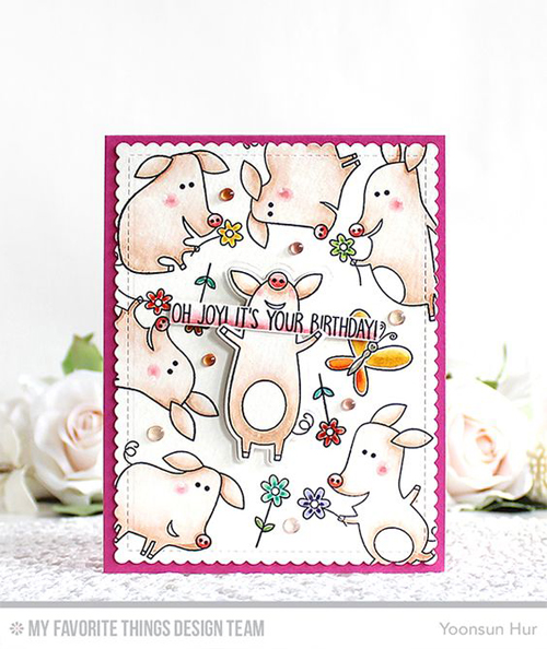 Handmade card from Yoonsun Hur featuring products from My Favorite Things #mftstamps