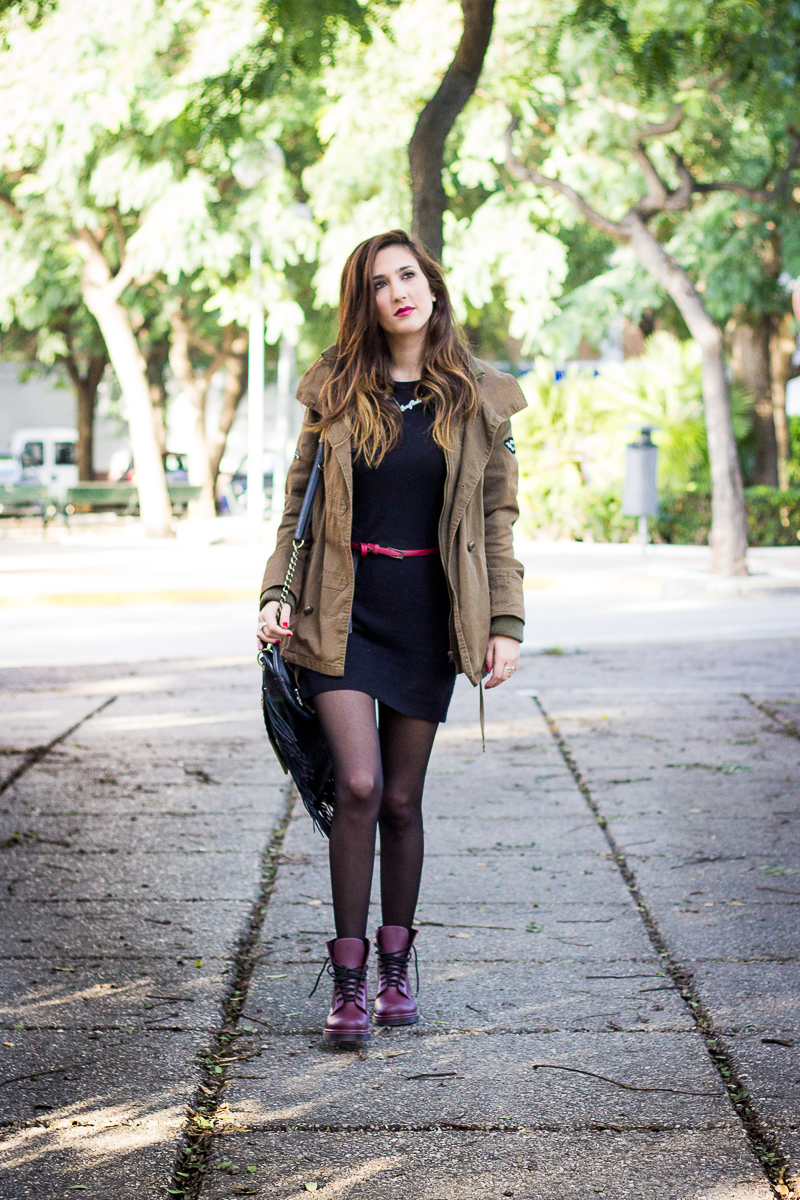 OUTFIT MILITAR Y NEGRO