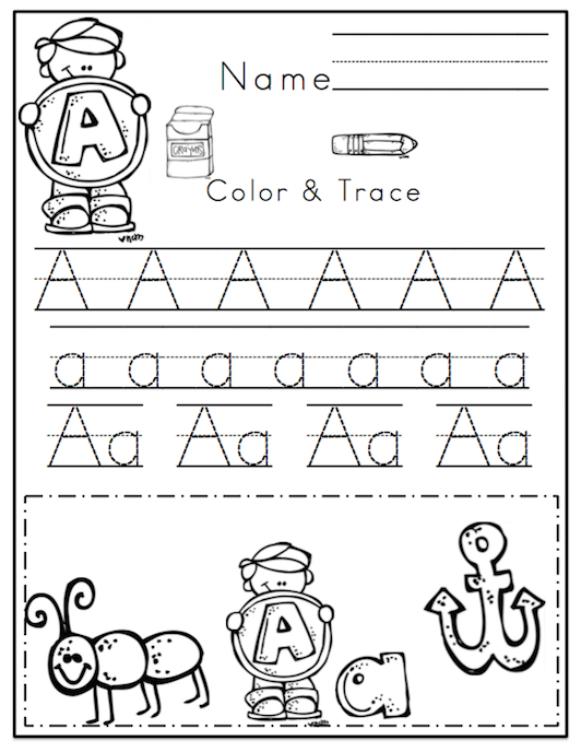 Preschool Packet Alphabet Fun ~ Preschool Printables