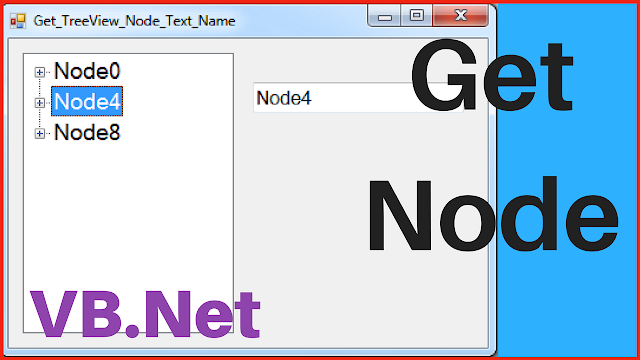 Get TreeView Node Text / Name Using VB.Net