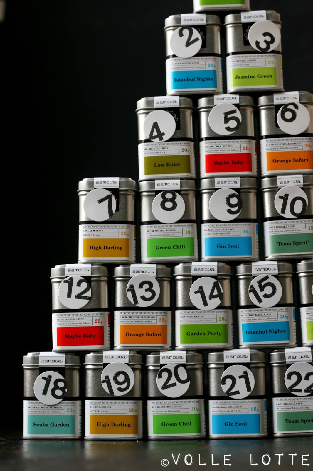 Für die beste Freundin ein Adventskalender | Volle Lotte