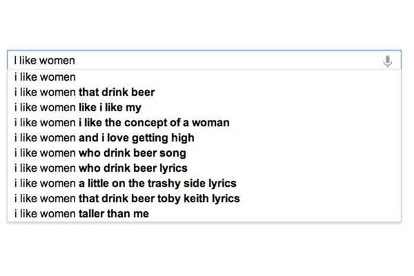Funny Things Google Knows about Women