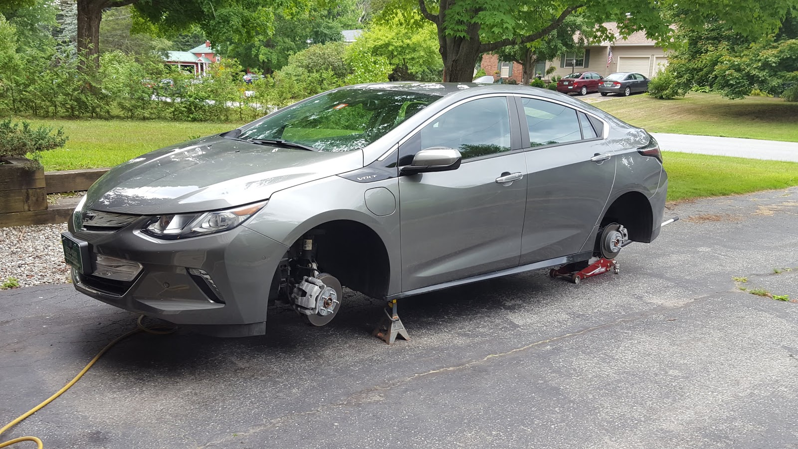 Scamwagon Plasti Dip Chevy Volt Emblems And Rims The First One Of Course Was To Black Out Rims And Gold Chevy Emblems
