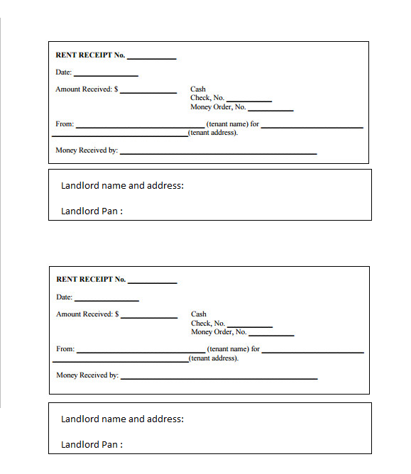 Tushar Kapila Stories and Media: Rent receipt template with landlord ...