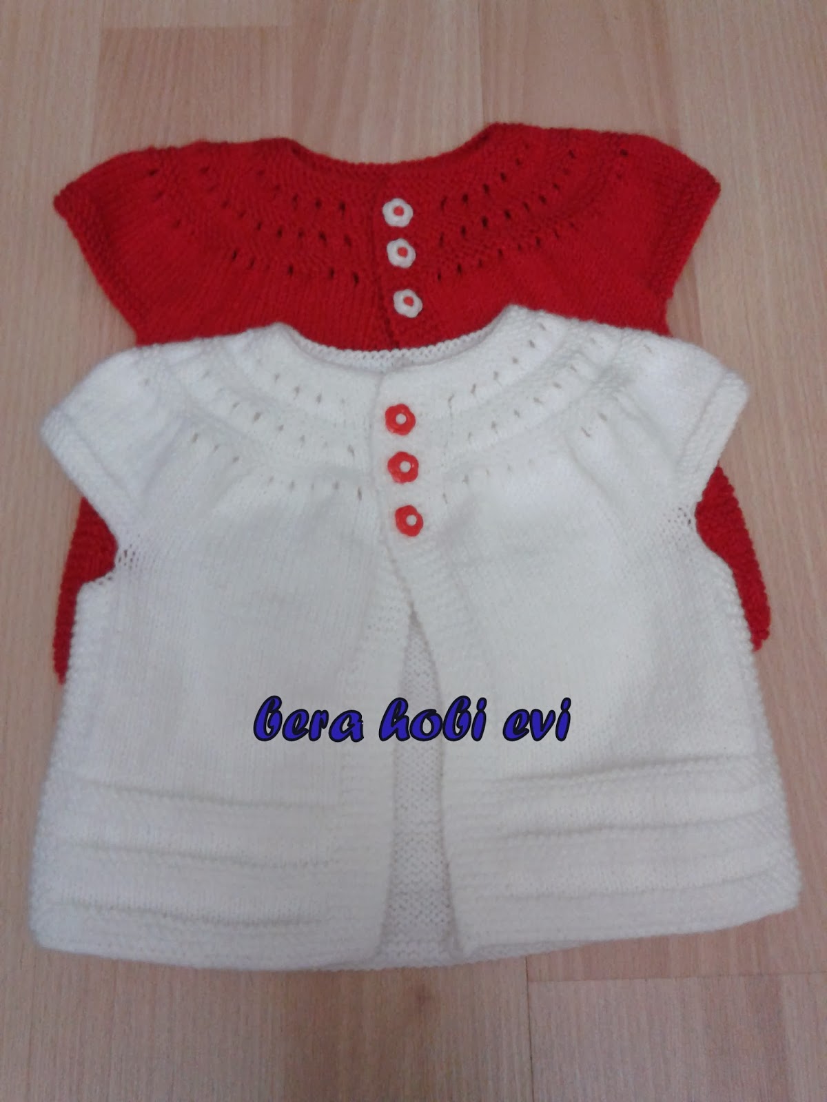 BERA HOBİ EVİ bebek yelekleri BERA HOBİ EVİ bebek yelekleri