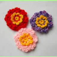 crochet simple flower