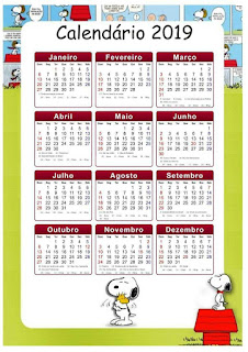 Calendario Snoopy 2019: Imprime y organiza tu año con estilo Calendario Snoopy 2019: Imprime y organiza tu año con estilo