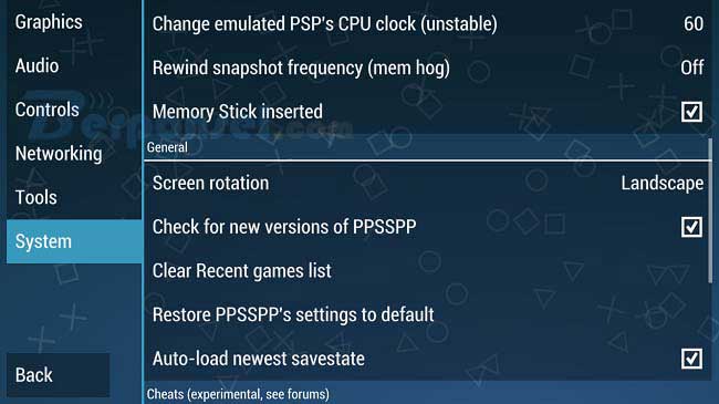 Cara Setting PPSSPP di Android dan PC agar tidak Lag/Lemot