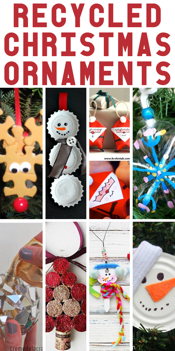 Adorable, Recycled Christmas Ornaments  DIY Home Sweet Home