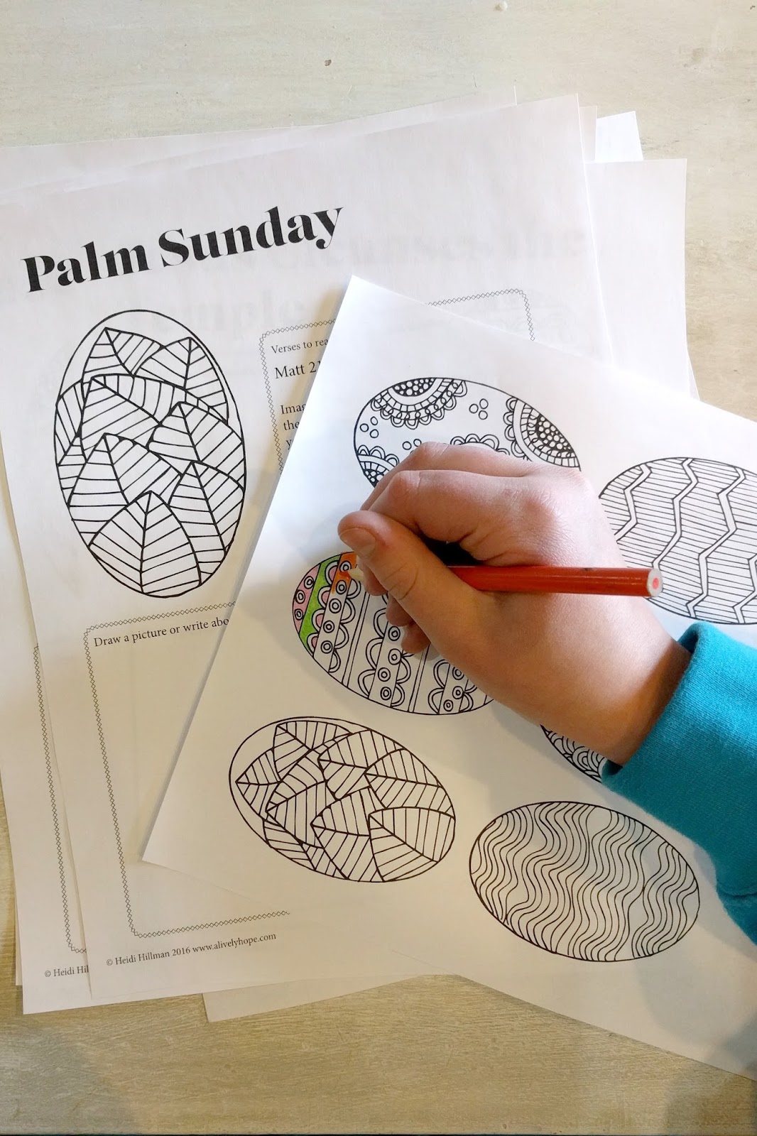 A Lively Hope Free Easter Study Journal with Intricate Coloring Pages