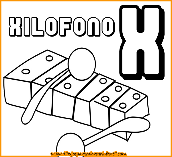 Dibujos Para Colorear Con X - Dibujos Para Dibujar