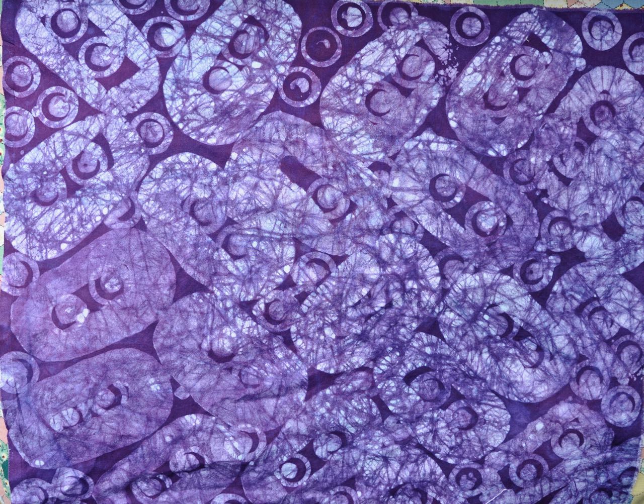 LuAnn Kessi Soy Wax OverDye......Fabric Reveal