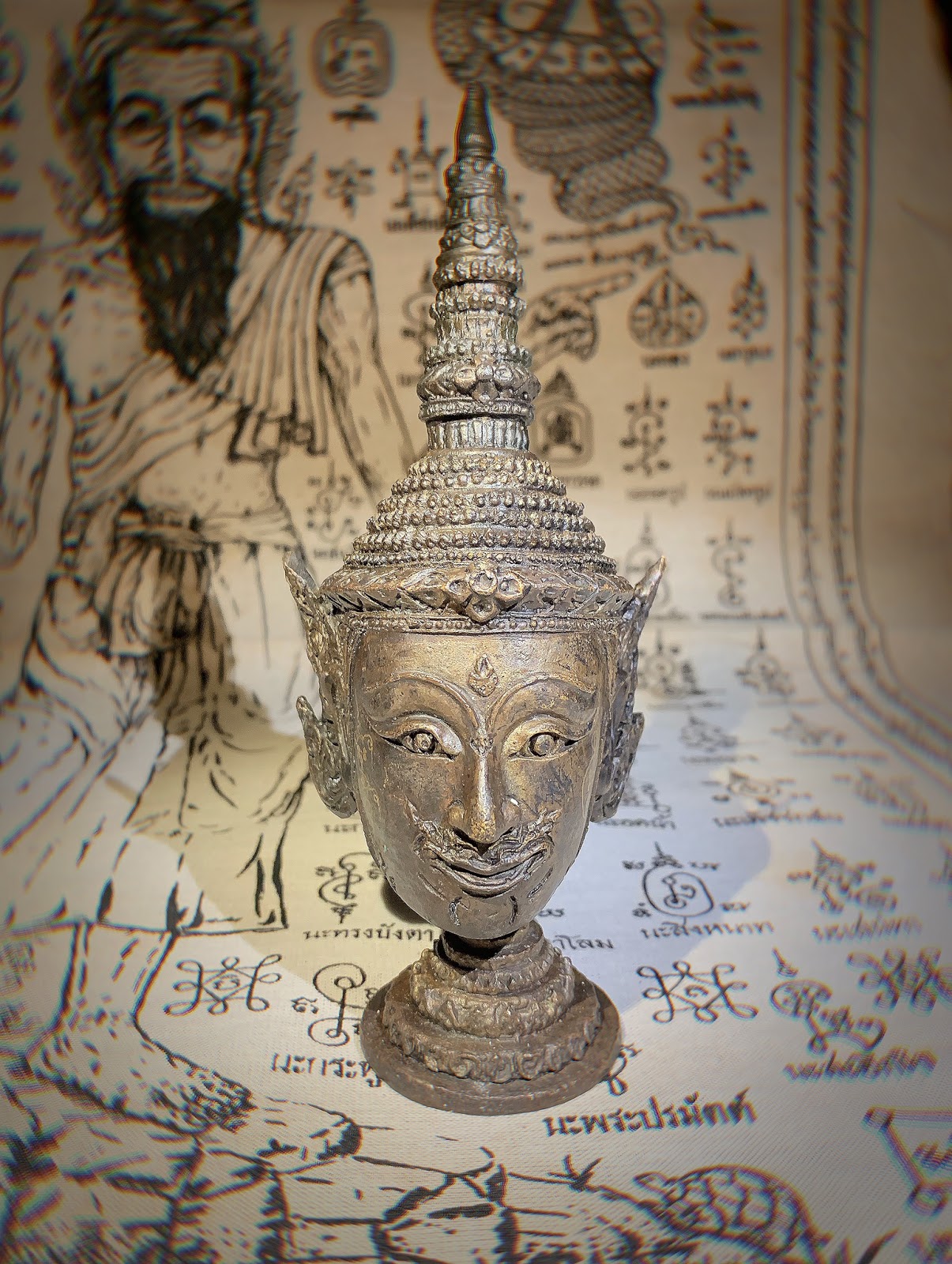 Thai Amulets Love Charms Culture Rare Find Famous Late LP Kalong Phra