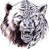 TRIBAL WOLF TATTOO