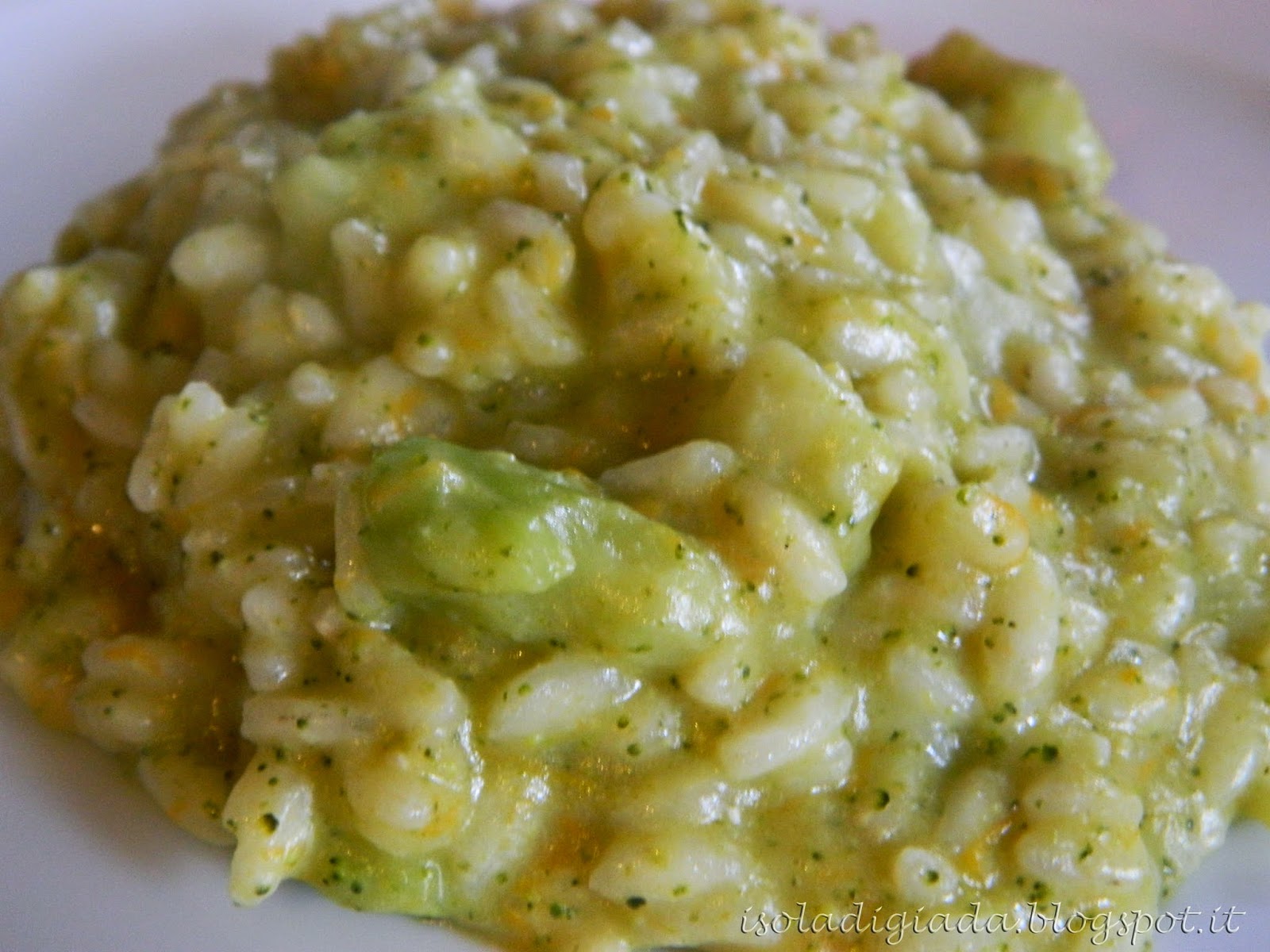 L'isola di Giada RISOTTO CON BROCCOLI E ZUCCA