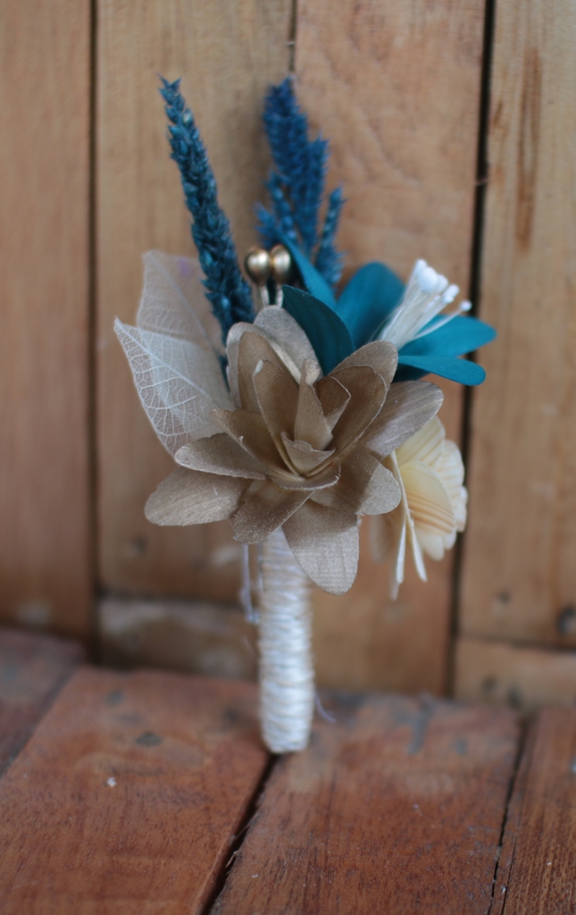 Reduce. Reuse. Recycle. Replenish. Restore. Copper Teal Wedding