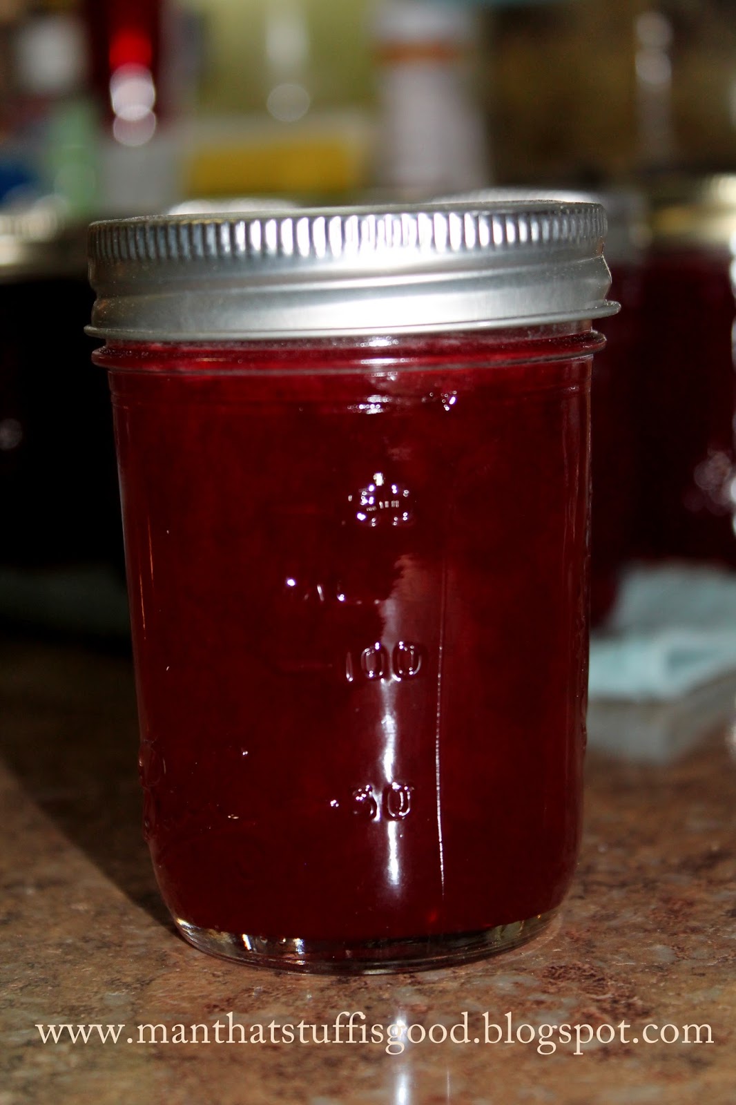 Reduced Sugar Red Raspberry Jelly