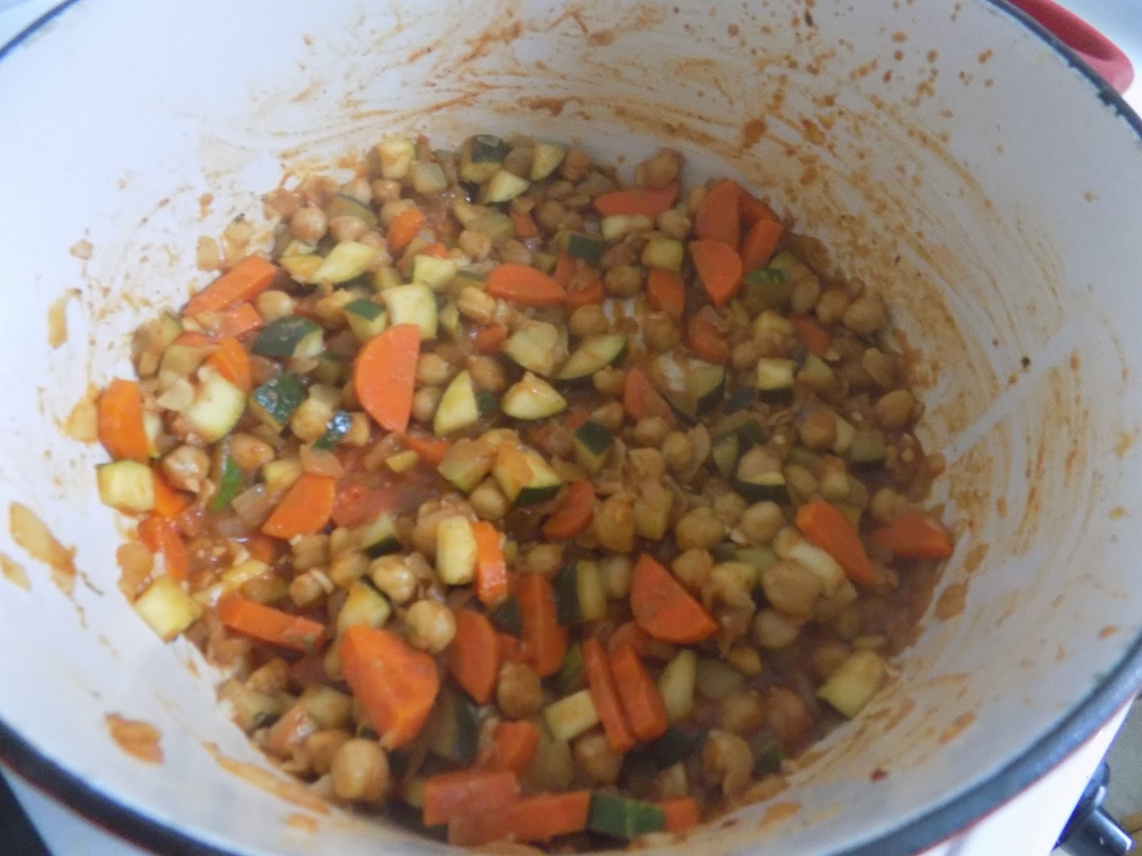 Vegan one pot wonder (zucchini and chickpea tagine) My Sh*tty Kitchen