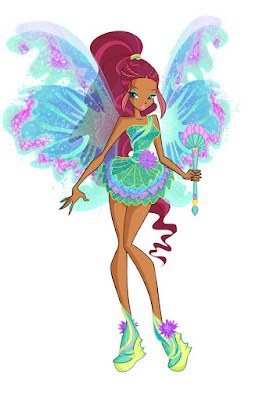 Hình ảnh hoạt hình dễ thương của tiên nữ Winx Layla