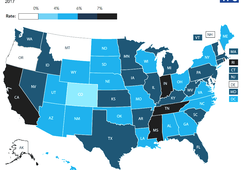 Sales Taxes In The United States Oregon State Tax Payments
