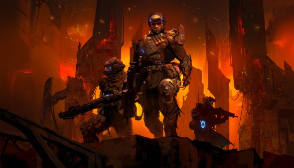 As sombrias ilustrações de ficção científica de Daryl Mandryk Daryl Mandryk artstation arte ilustrações ficção científica sombrio robôs futuristas alienígenas
