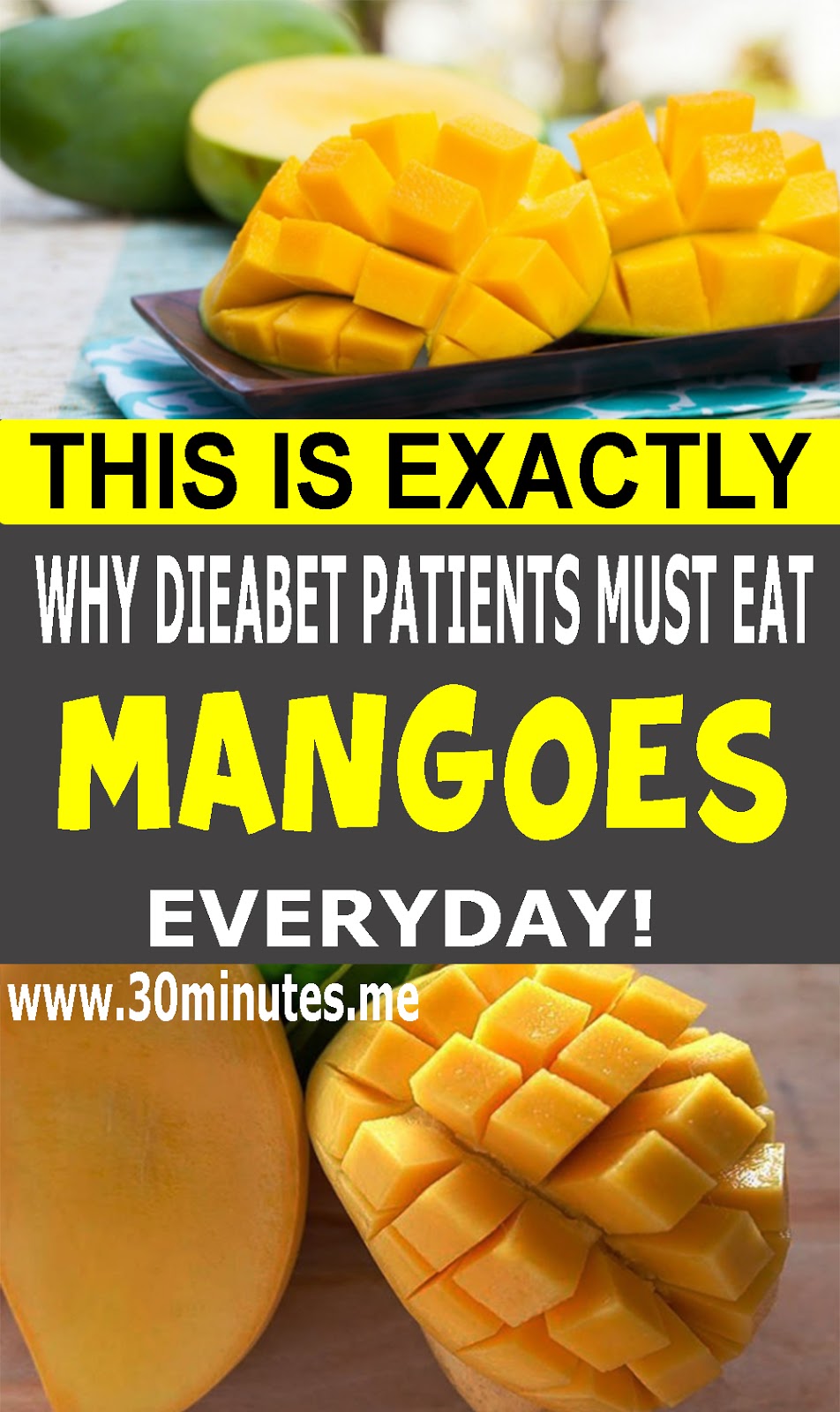 THIS IS EXACTLY WHY PEOPLE WITH DIABETES SHOULD EAT MANGOES EVERYDAY