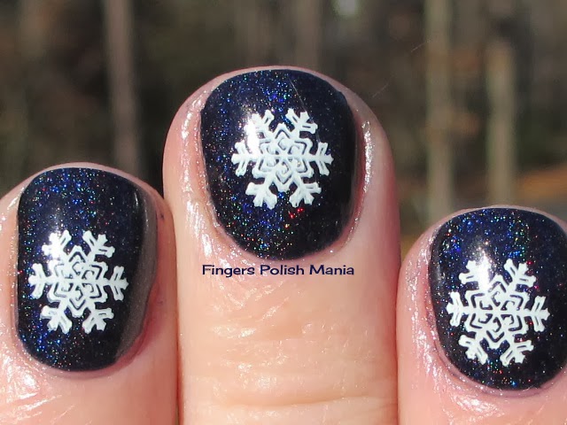 fingers polish mania: Blue Christmas