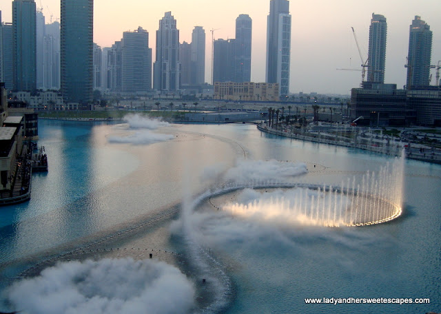 Dubai Fountain Top View