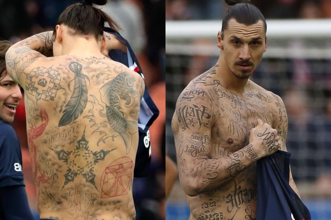 Tatuajes Zlatan Ibrahimovic la leyenda de un crack tatuada en su piel  - Zlatan Ibrahimovic Tatuajes