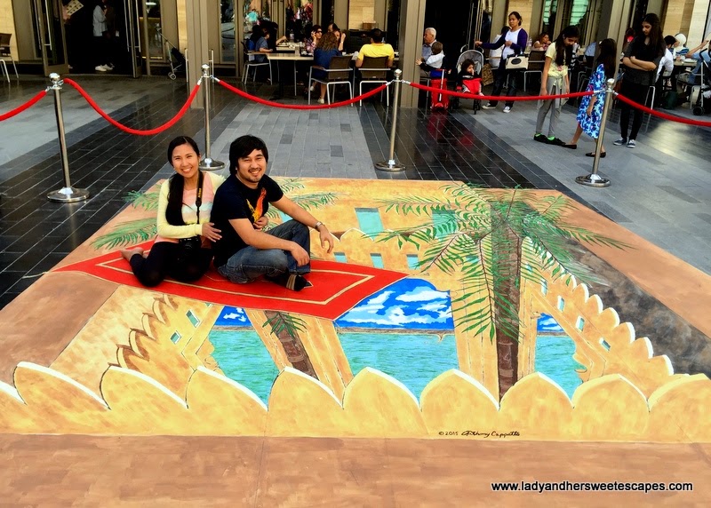 magic carpet ride at Dubai Canvas