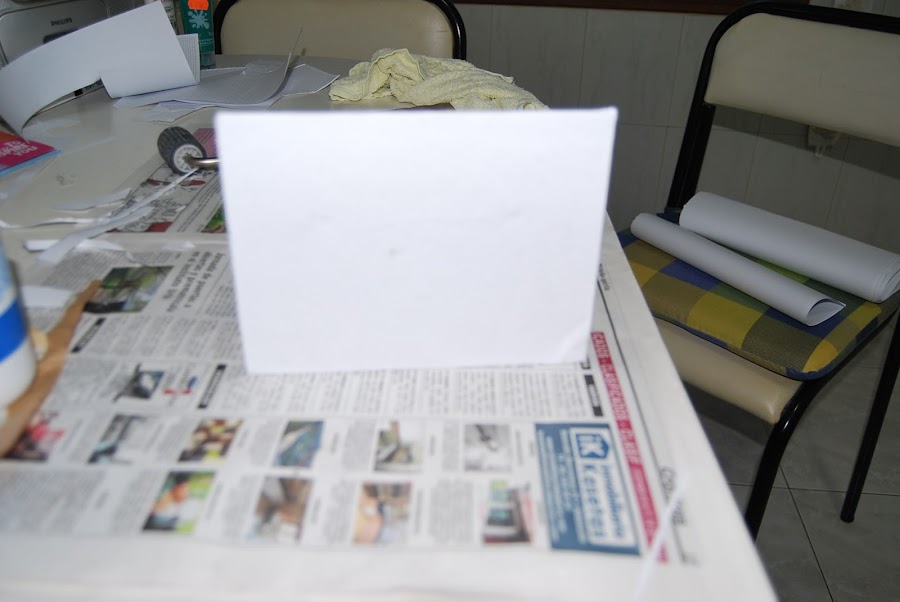 Reciclado de ficheros de carton.