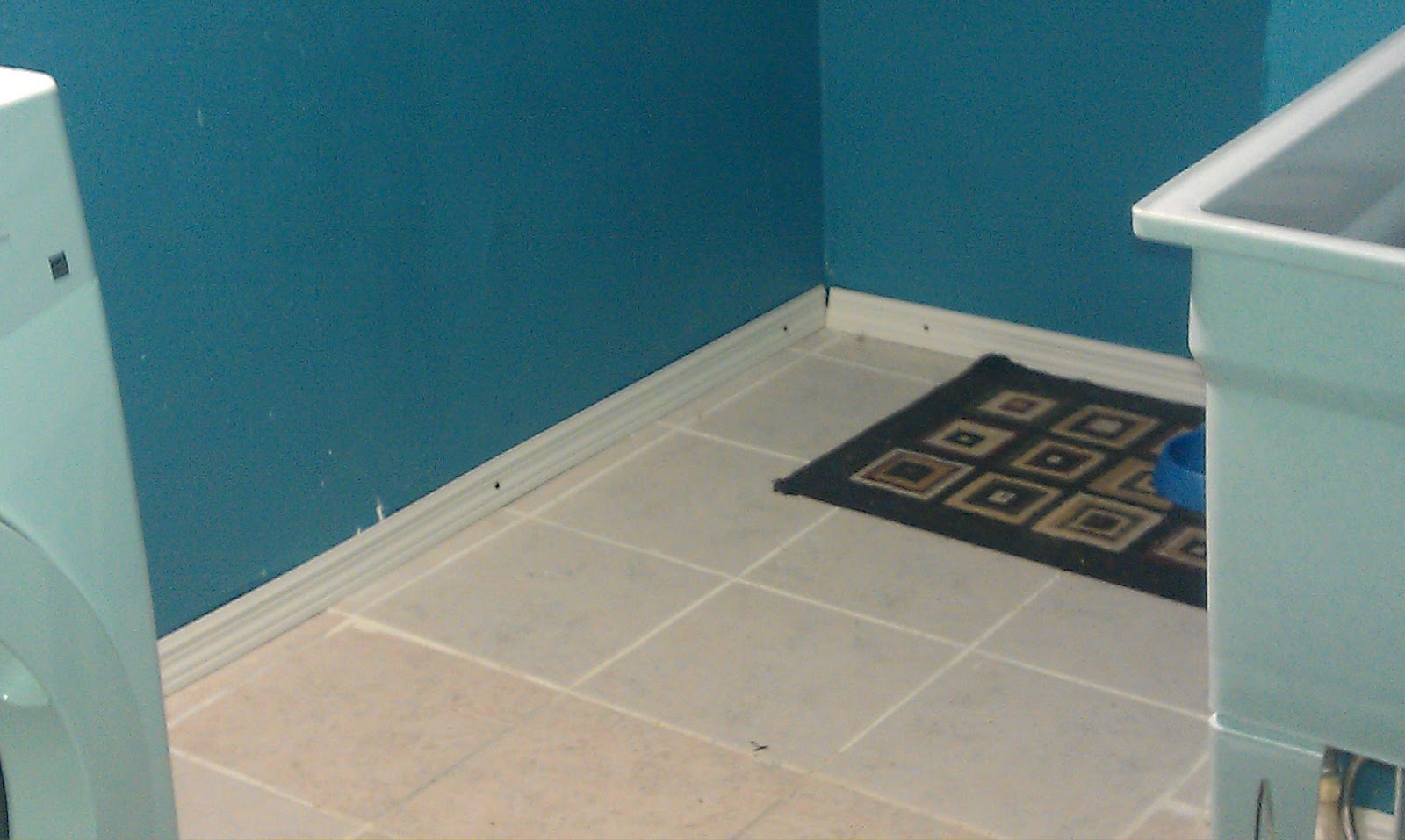 Life is good...at the Beach's! Baseboards!