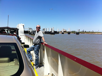 Joe on the Galveston-Balboa Ferry 05/14/11
