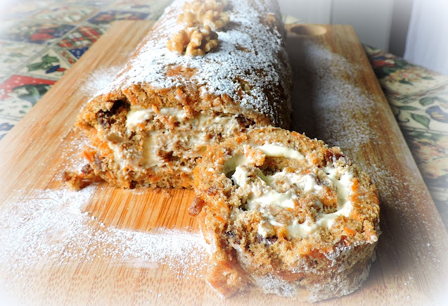 Carrot Cake Roll