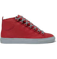 Rouge And Flannel: Balenciaga Arena High Top Sneakers | SHOEOGRAPHY