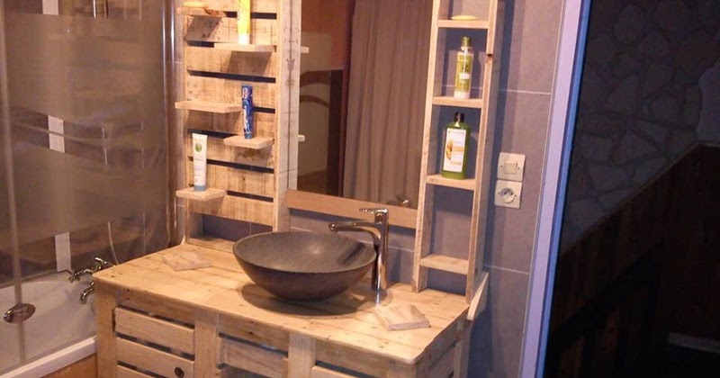 Mueblesdepalets.net: Mueble de baño con palets