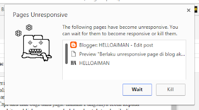 pages unresponsive