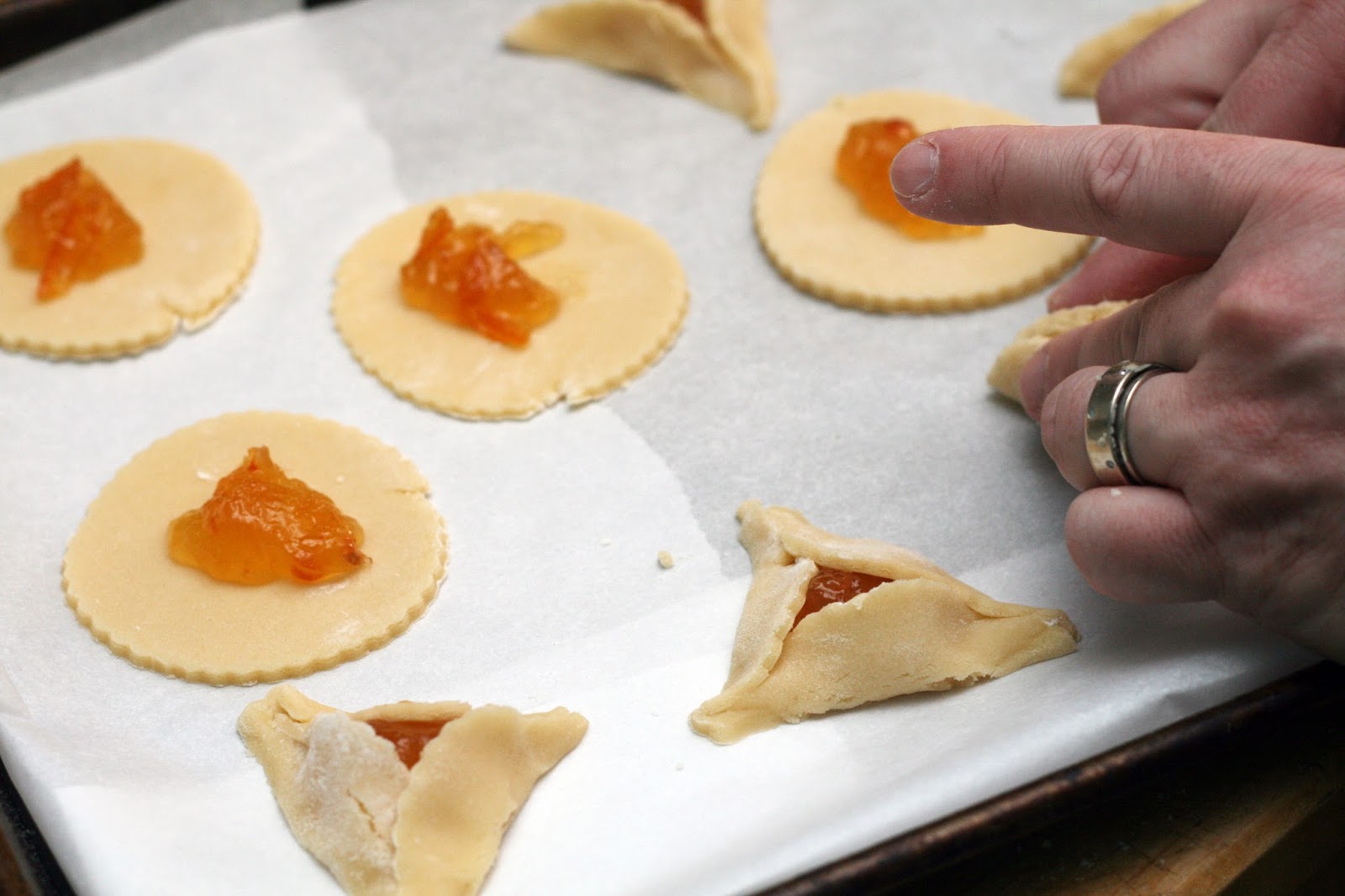 Double Orange Hamantaschen Coconut & Lime