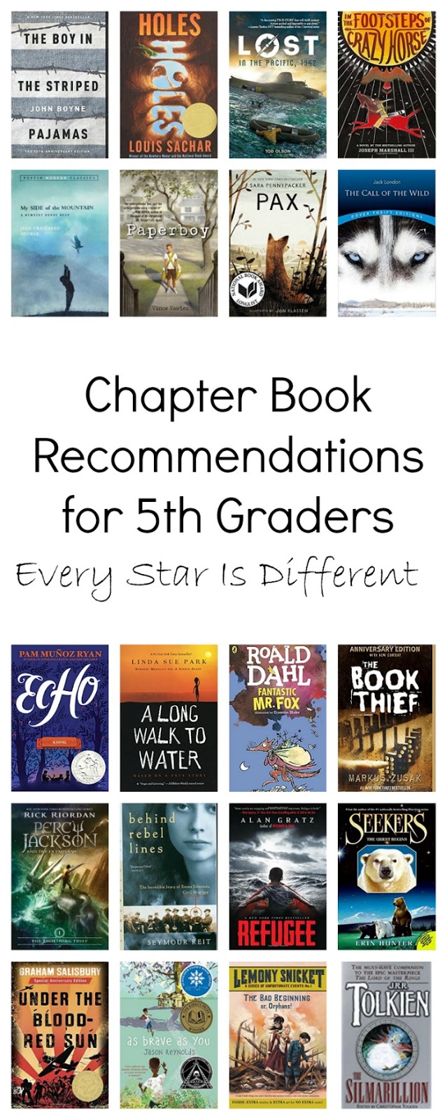 chapter-book-recommendations-for-5th-graders-every-star-is-different