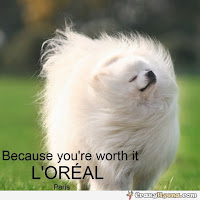 because you're worth it