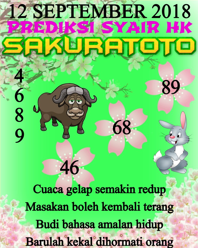 Forum Syair Hongkong Hk 12 September 2018 Kode Syair Sgp Hk Sd Motesia