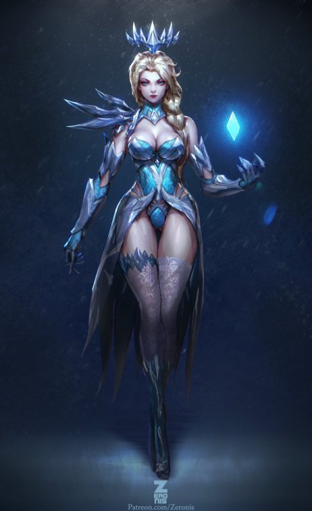 Paul Kwon zeronis deviantart ilustrações fantasia ficção científica mulheres