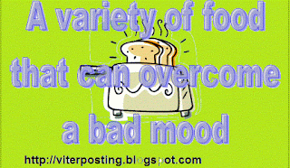 A variety of food that can overcome a bad mood