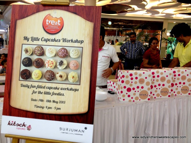kitsch cupcakes workshop at Burjuman Dubai