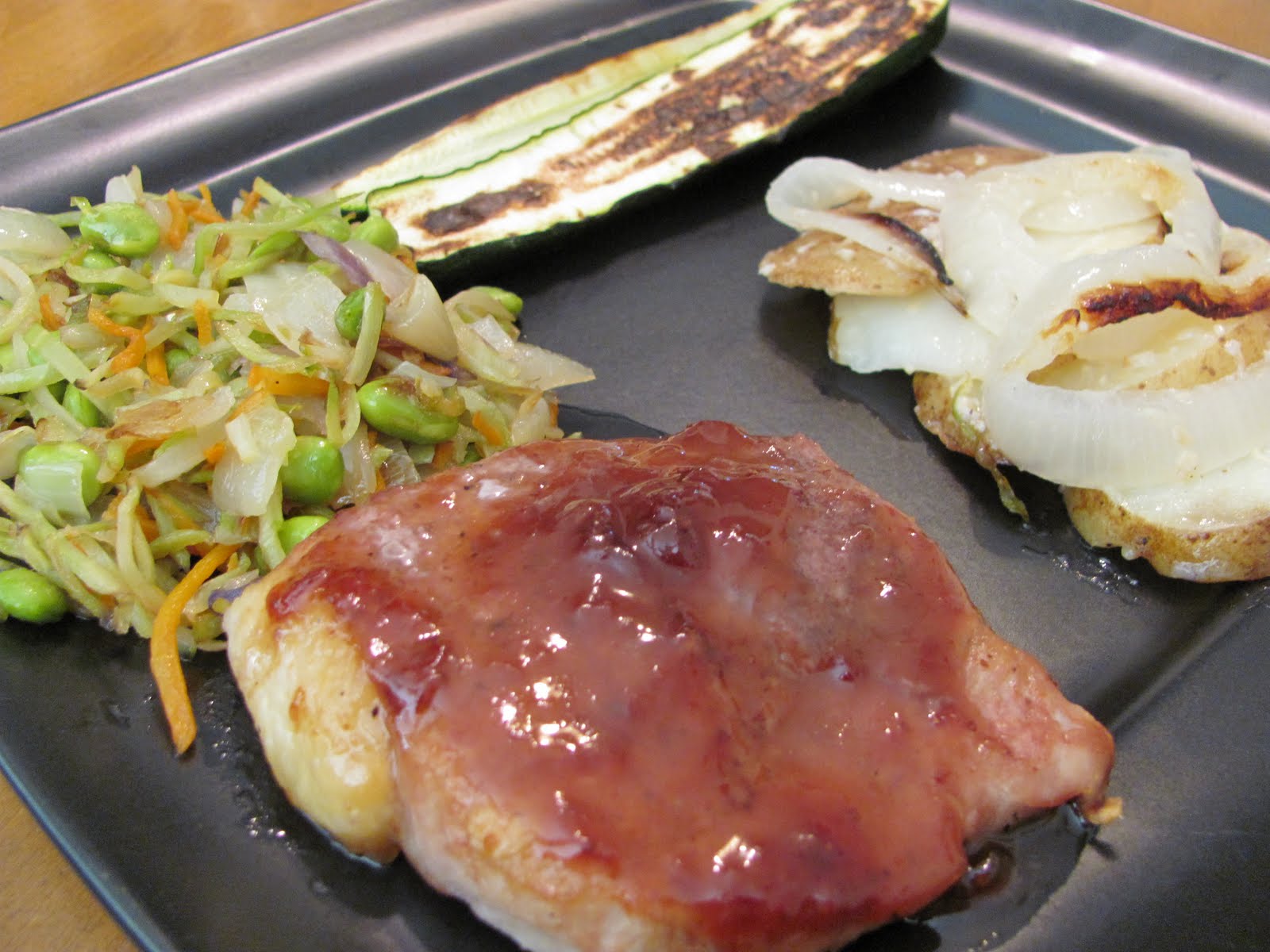 Liz's Livelihood Strawberry Jam Pork Chops