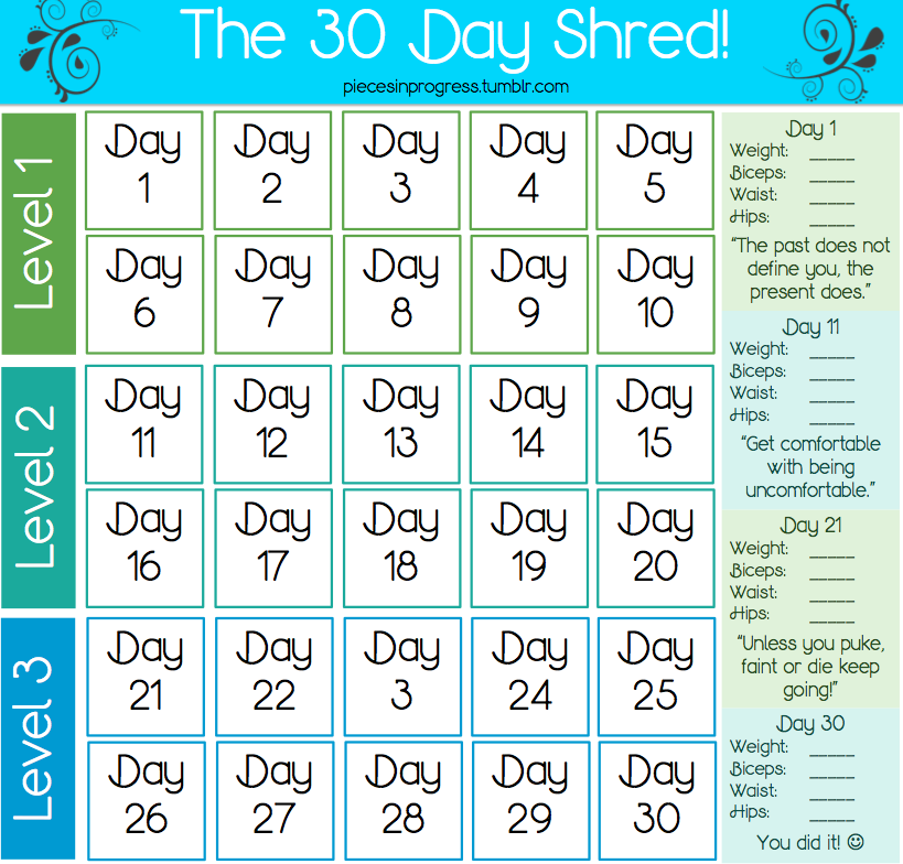 Just Yasmeen - 30 day shred