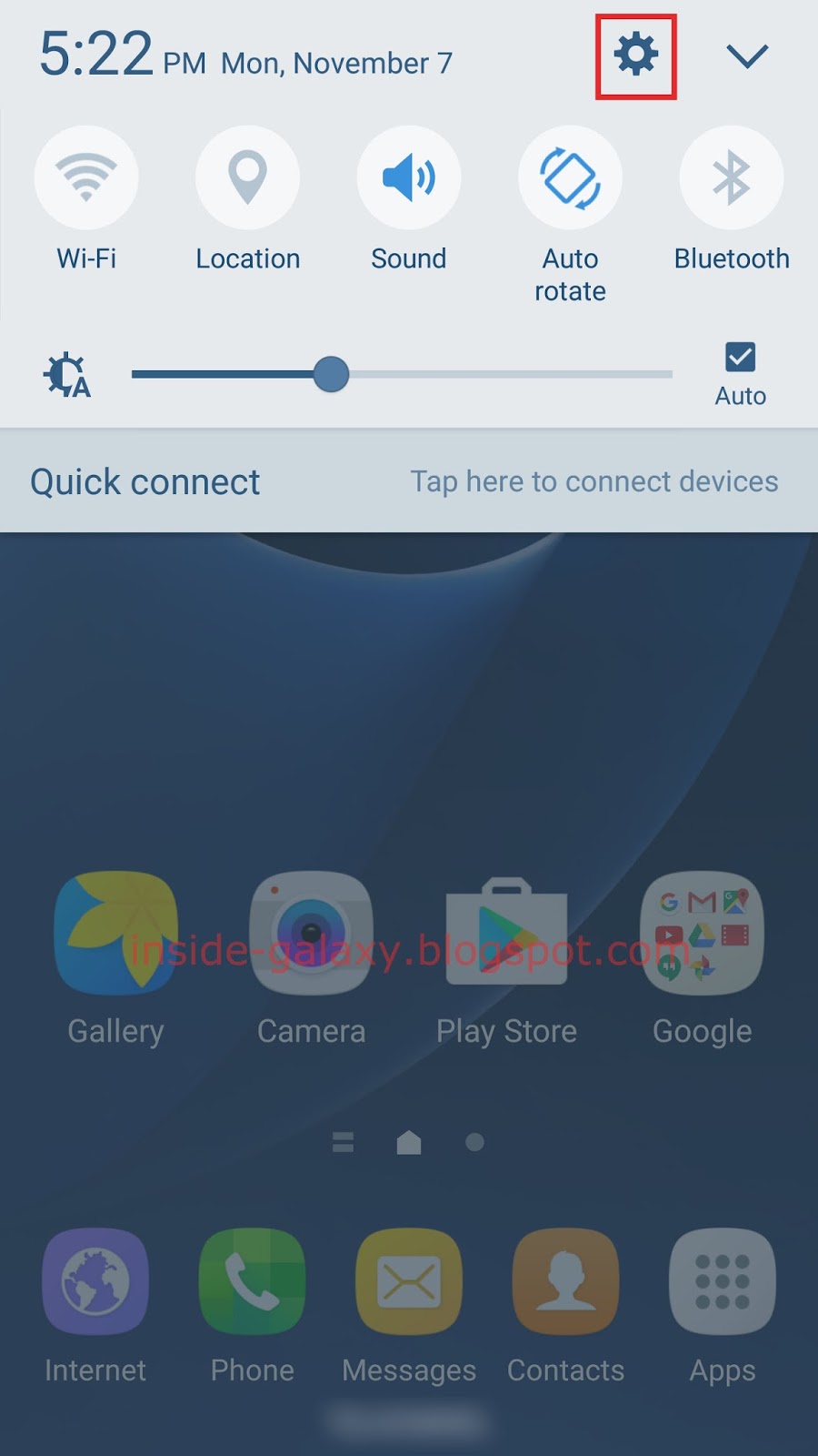 Inside Galaxy Samsung Galaxy S7 Edge How To Enable Icon